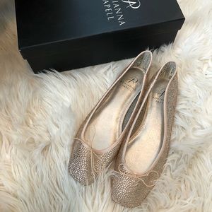 Adrianna Papell Bridal blush ballet flats